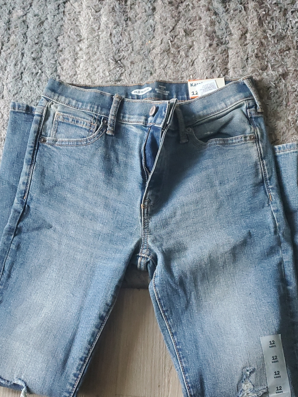 Old Navy Men's Faded Blue Slim Jeans